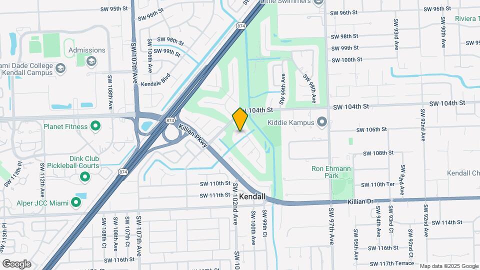 10220 SW 105th St Map and Location Details