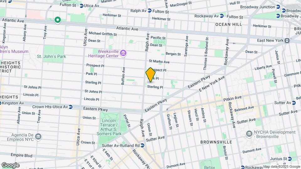 1725 Sterling Pl Map and Location Details