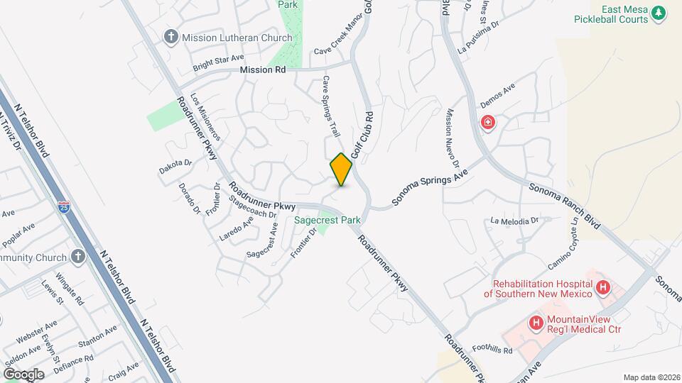 2222 Cimarron Dr Map and Location Details