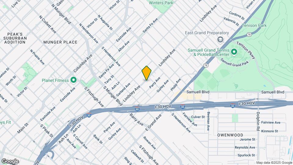 5318 Lindsley Ave Mapa y Detalles de la Ubicación