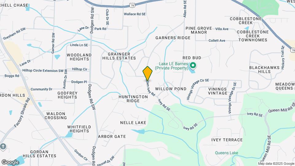 6147 Allen Ivey Rd Mapa y Detalles de la Ubicación