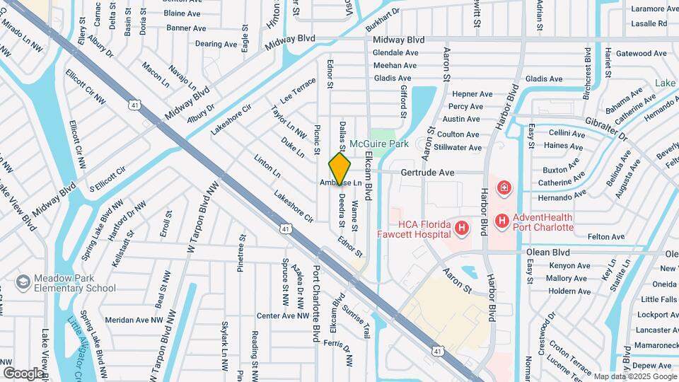 2433 Deedra St Map and Location Details