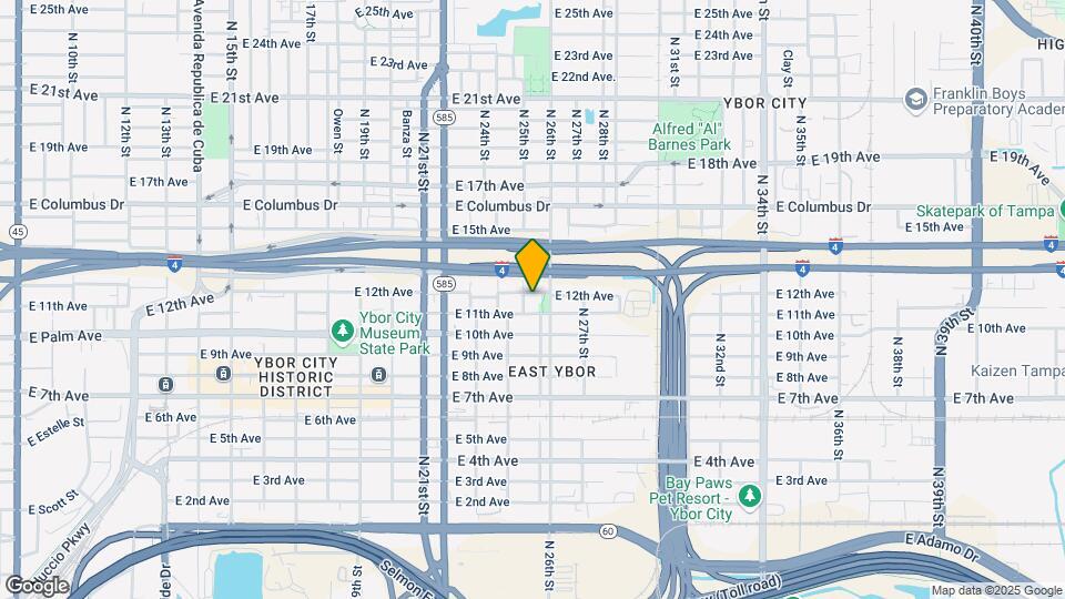 2505 E 12th Ave Map and Location Details