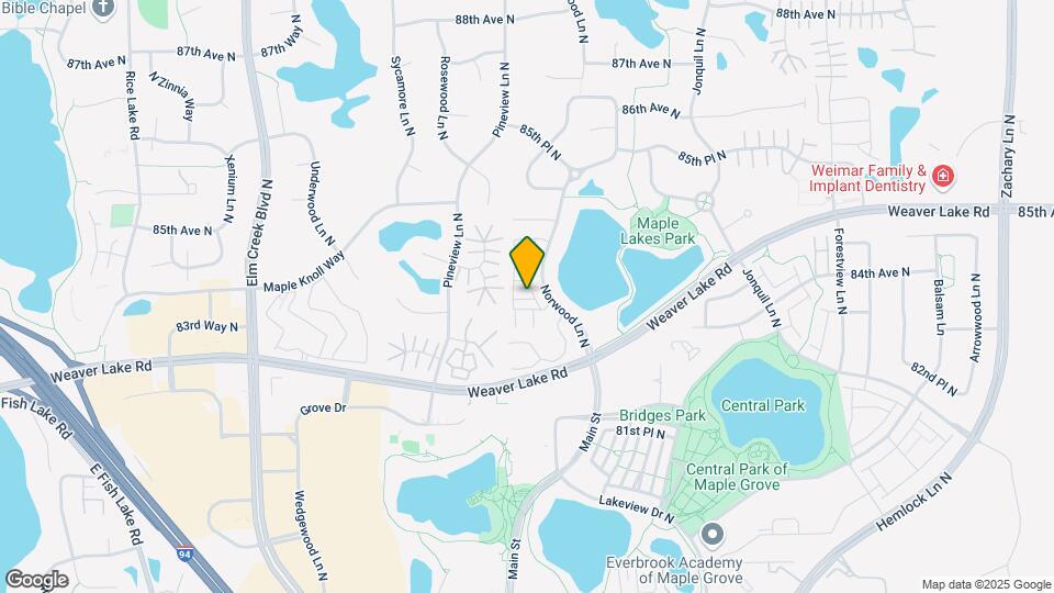8305 Norwood Ln N Map and Location Details