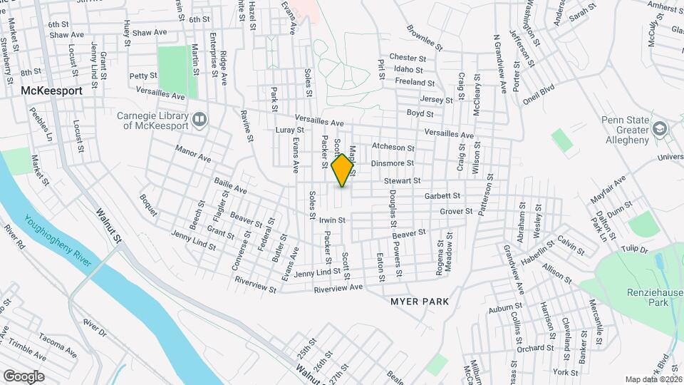 1511 Scott St Map and Location Details