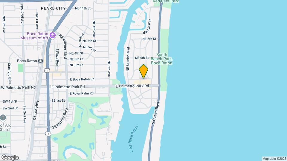 902 E Boca Raton Rd Map and Location Details