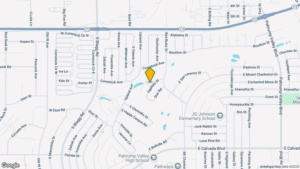 1420 Ogallala St Map and Location Details
