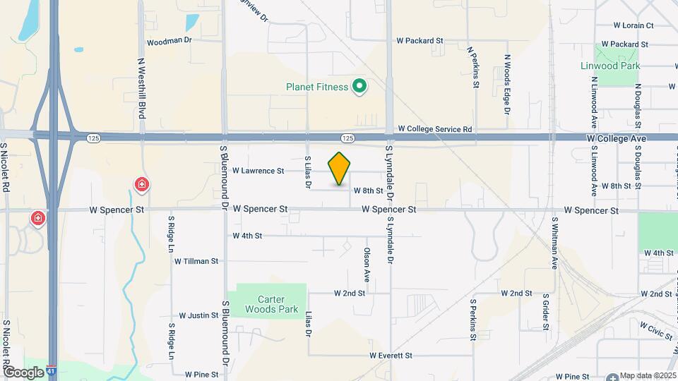 2749 W 8th St Map and Location Details