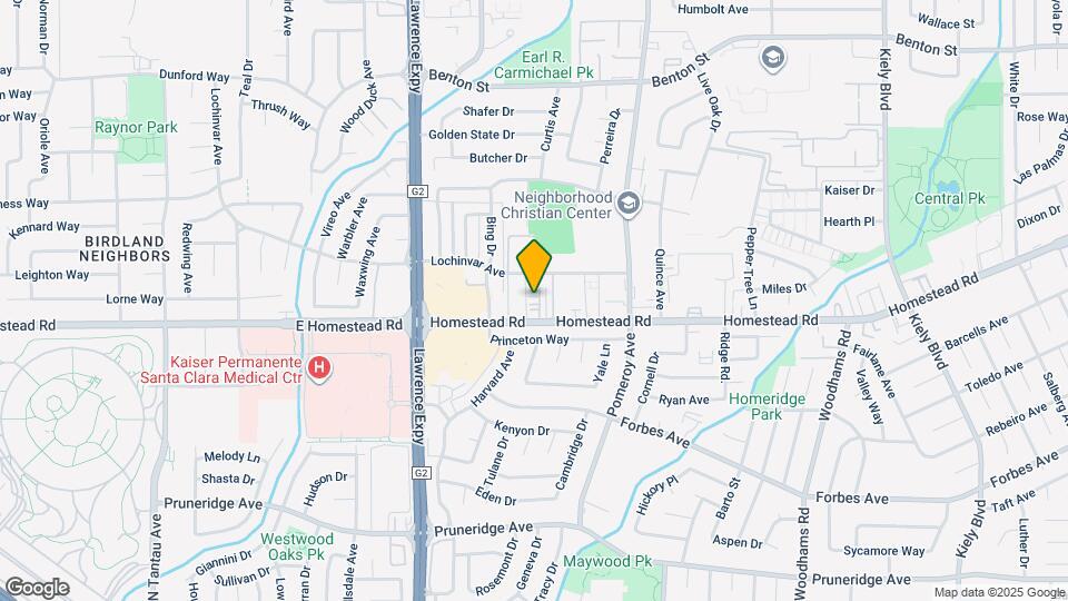3441 Homestead Rd Map and Location Details
