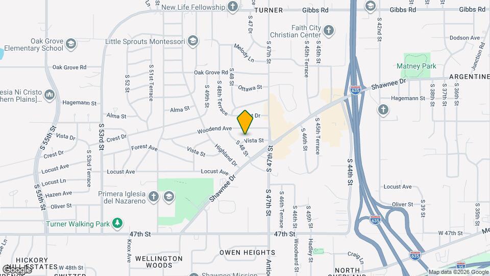 4742 Vista St Map and Location Details