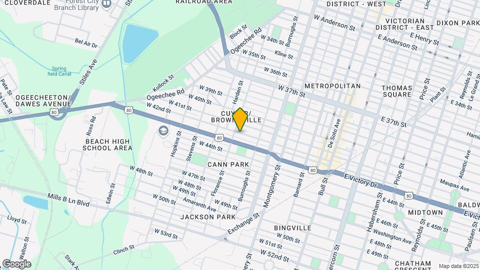 651 W 42nd St Map and Location Details