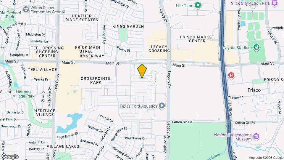 4214 Curtiss Dr Map and Location Details
