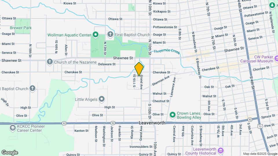 314 Grand Ave Map and Location Details