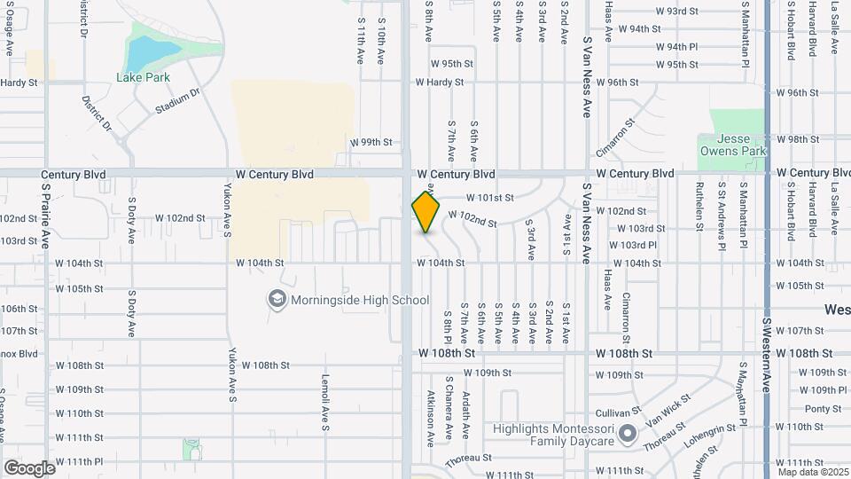 10239 S 8th Ave, Unit 3 Mapa y Detalles de la Ubicación