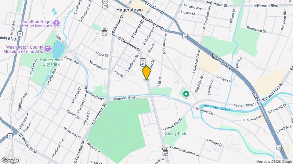 313 Frederick St Map and Location Details