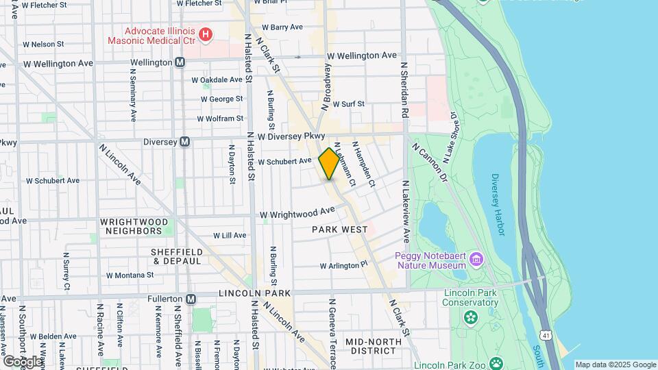 2634-2640 N Clark St Map and Location Details