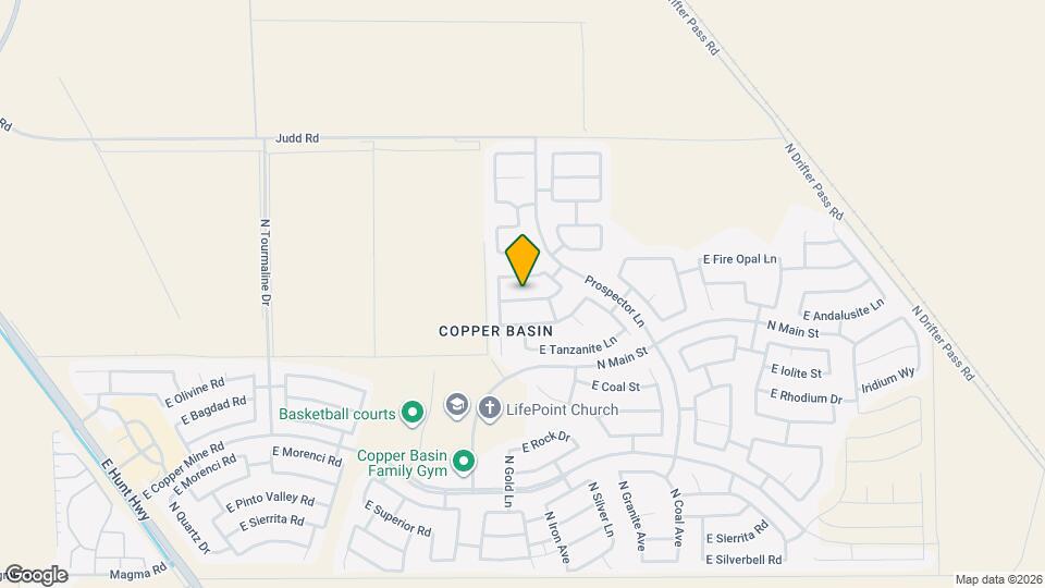 3910 E Hematite Ln Map and Location Details