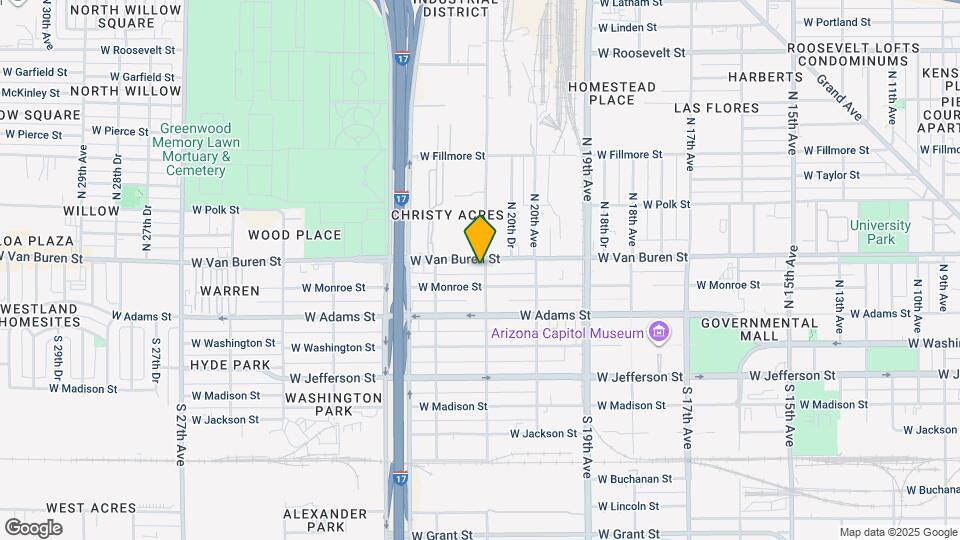 212 N 21st Ave Map and Location Details