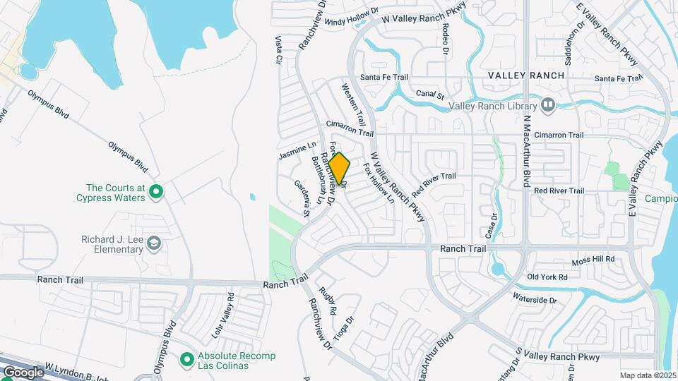 9101 Forest Hills Dr Map and Location Details