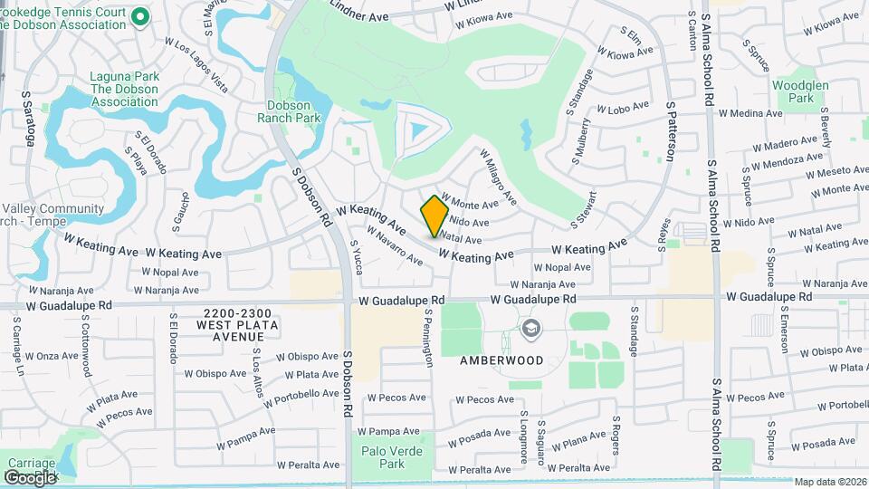 1808 W Keating Ave Map and Location Details