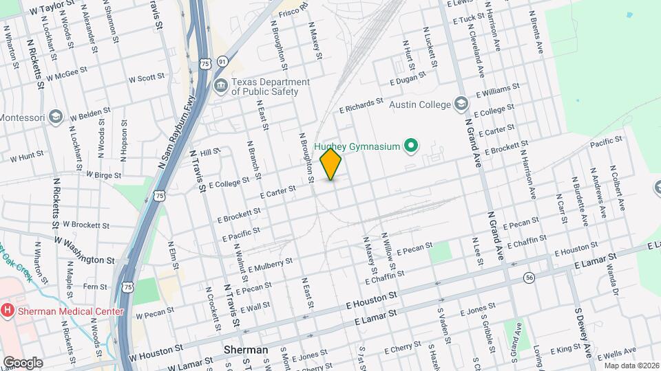 623 E Brockett St Map and Location Details