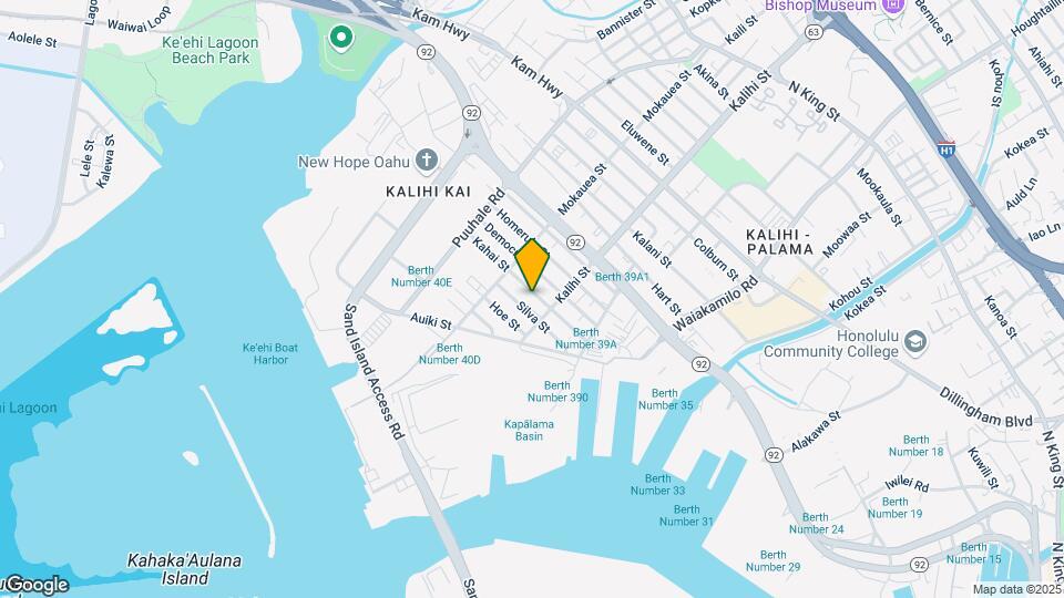 1723 Kahai St Map and Location Details