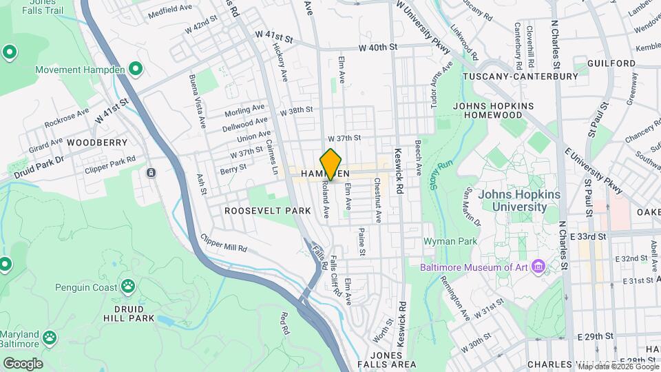 3539 Roland Ave Mapa y Detalles de la Ubicación