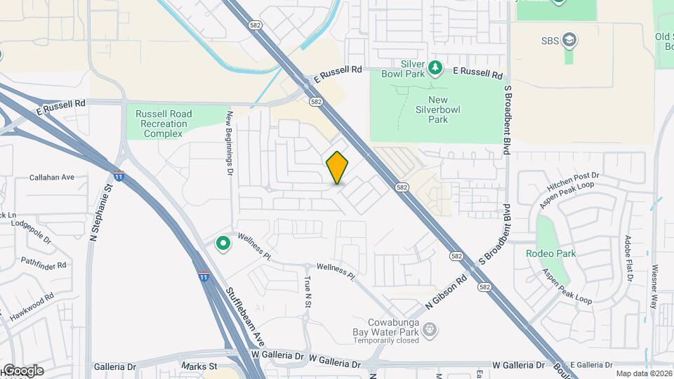 6520 Bucking Horse Ln Map and Location Details