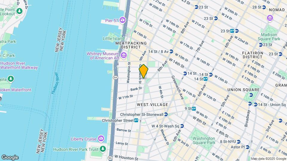 West Village Mapa y Detalles de la Ubicación