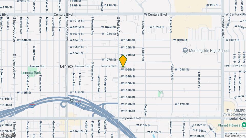 3943 W 108th St Map and Location Details