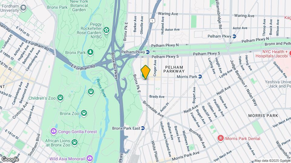 2111 White Plains Rd Map and Location Details