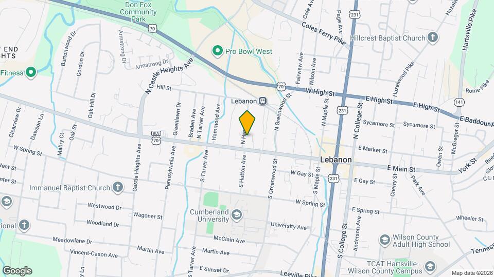 105 N Hatton Ave Mapa y Detalles de la Ubicación