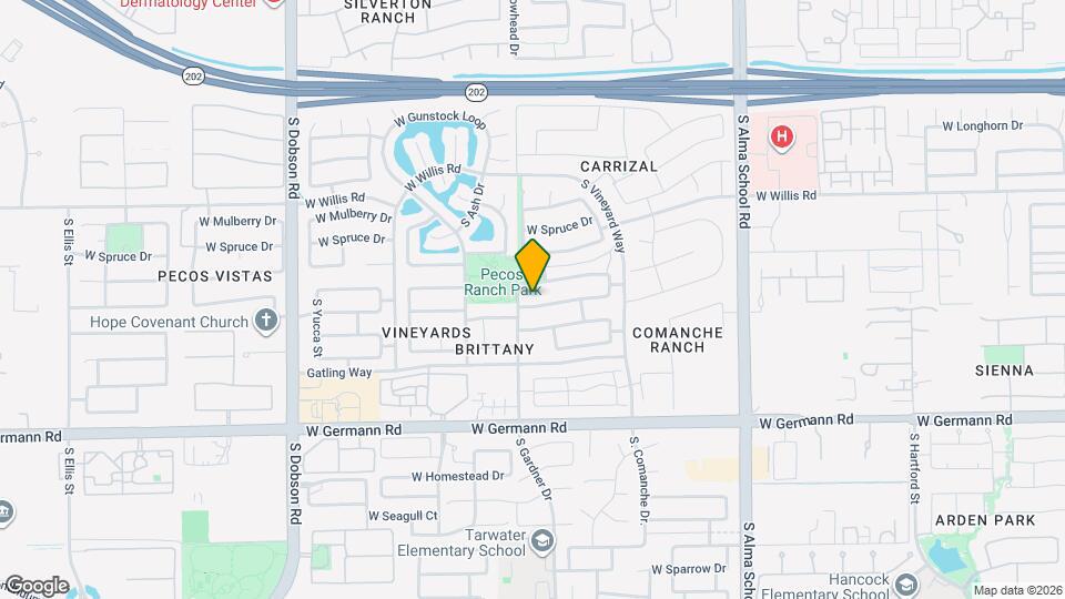 1470 W Armstrong Way Mapa y Detalles de la Ubicación
