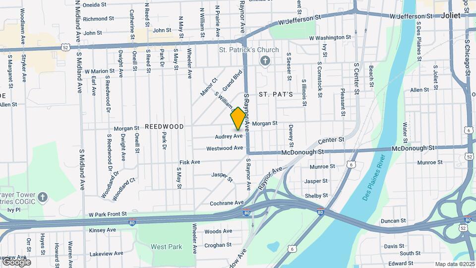 807 Audrey Ave Map and Location Details
