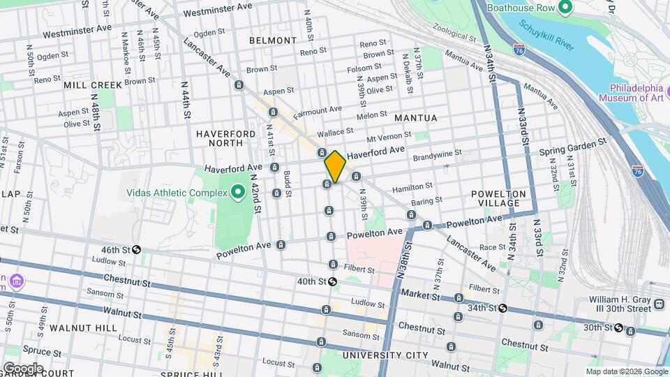 3936 Spring Garden St Map and Location Details