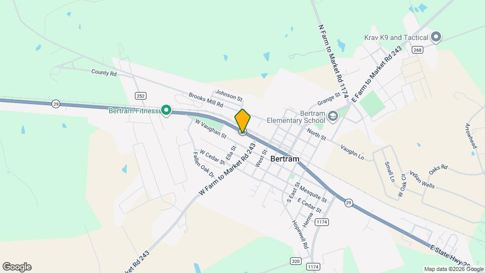 440 TX-29 Map and Location Details