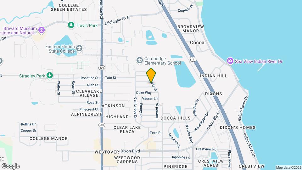 1202 Princeton Rd Map and Location Details