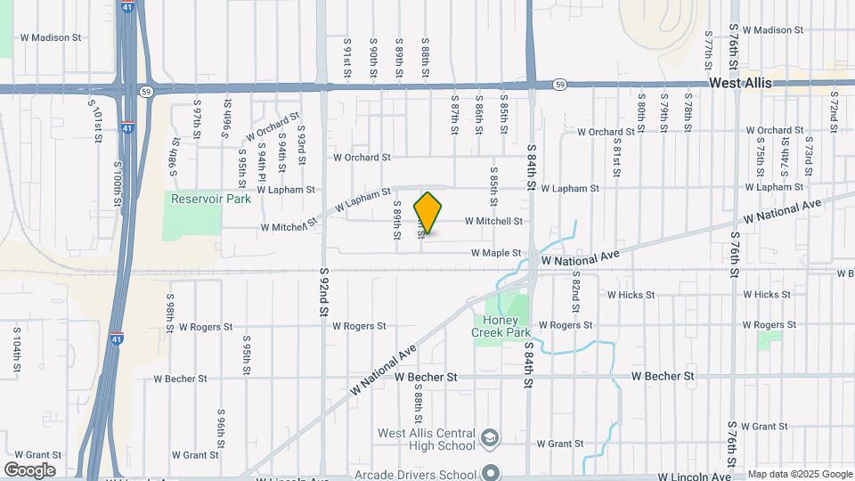 1728 S 88th St Map and Location Details