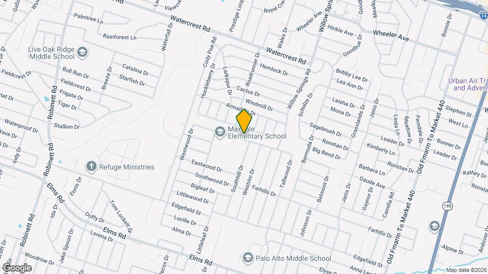 2503 Westwood Dr Map and Location Details