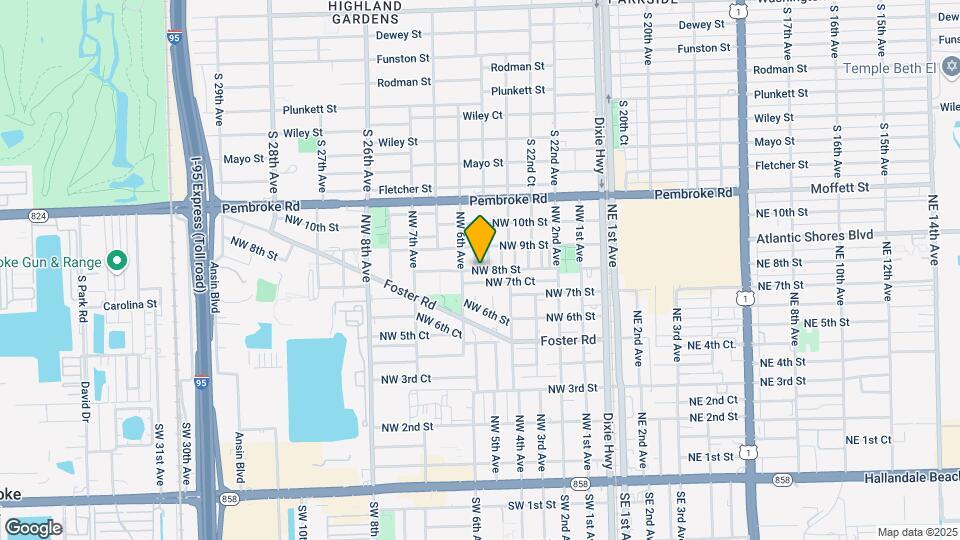 512 NW 8th St Map and Location Details