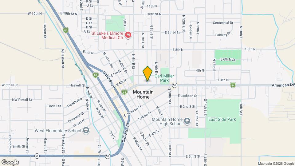 310 E 8th N Mapa y Detalles de la Ubicación