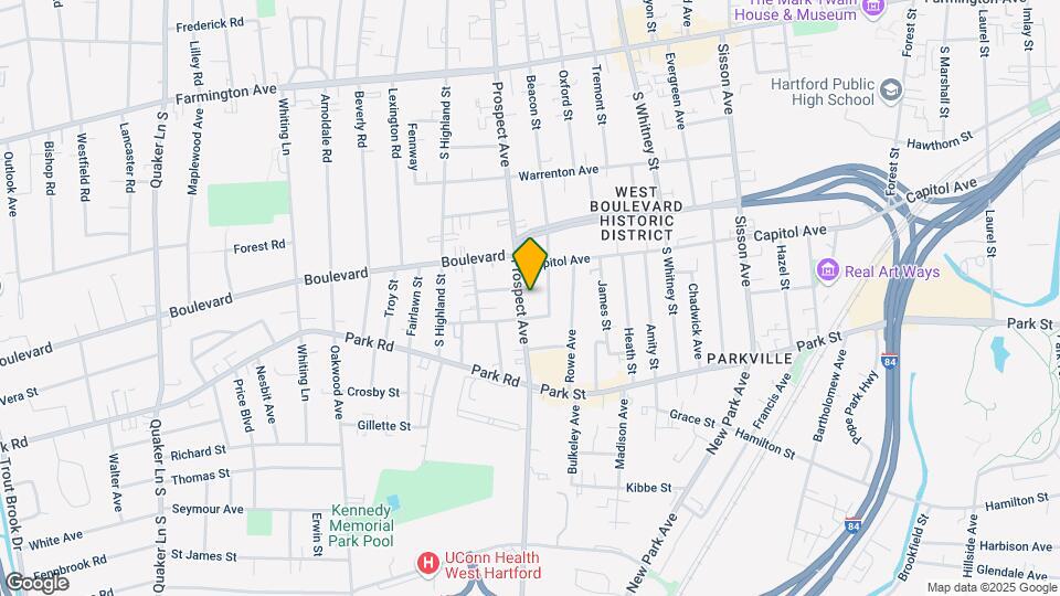 408-410 Prospect Ave Map and Location Details