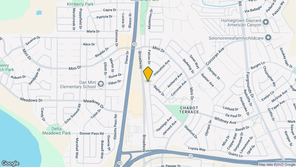 601 Falcon Dr Map and Location Details