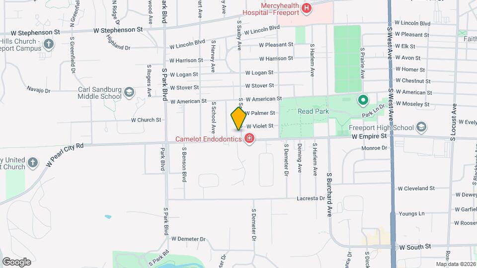 1214 S Saxby Ave Map and Location Details