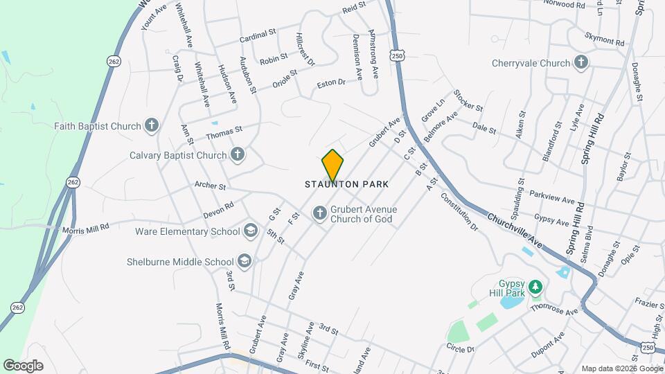 2504 Hickory St Map and Location Details