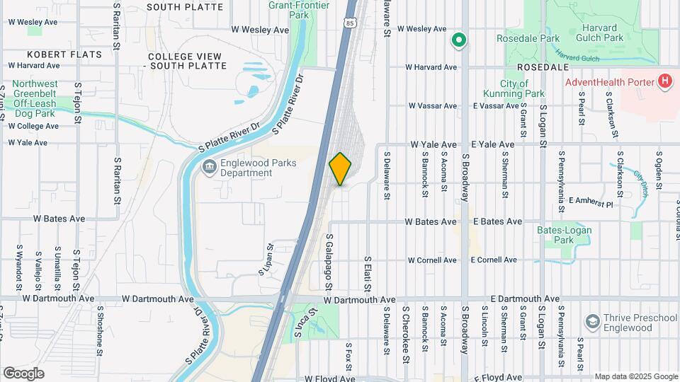 2816 S Fox Ct Map and Location Details