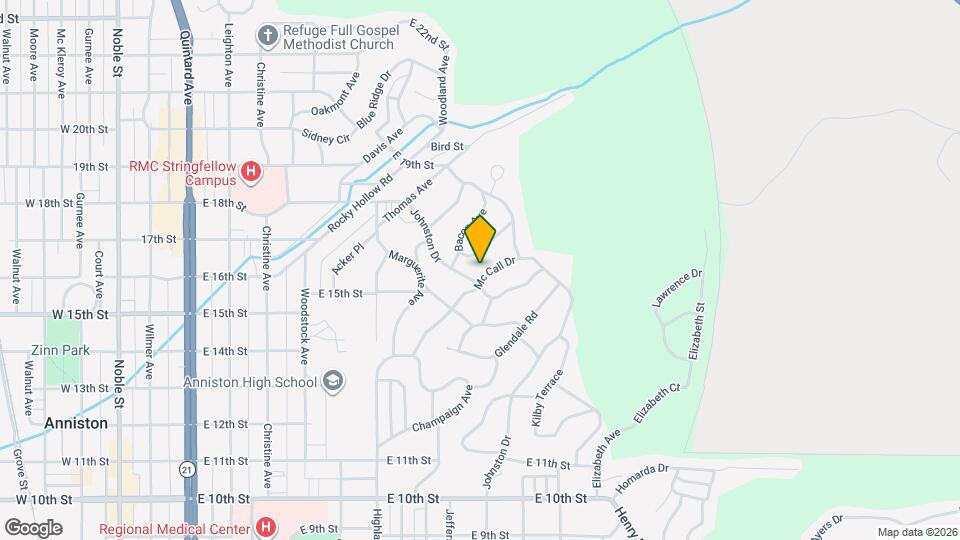 1604 McCall Dr Map and Location Details