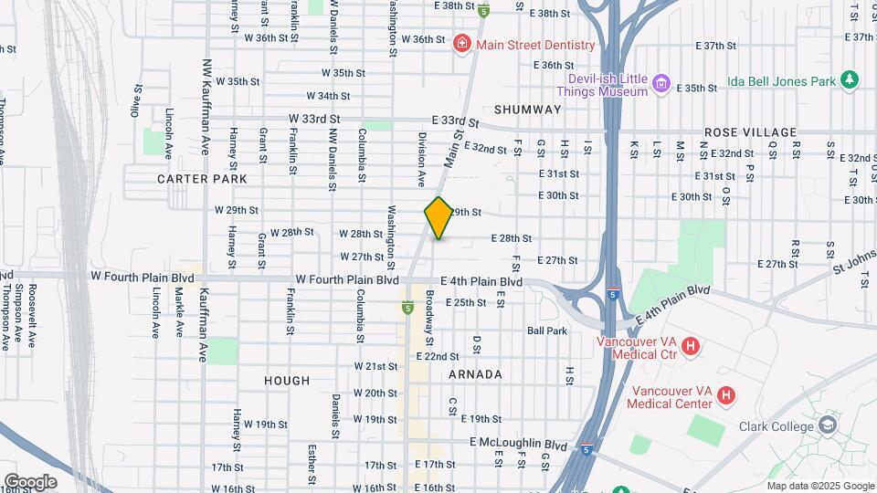 2709 Broadway St Map and Location Details