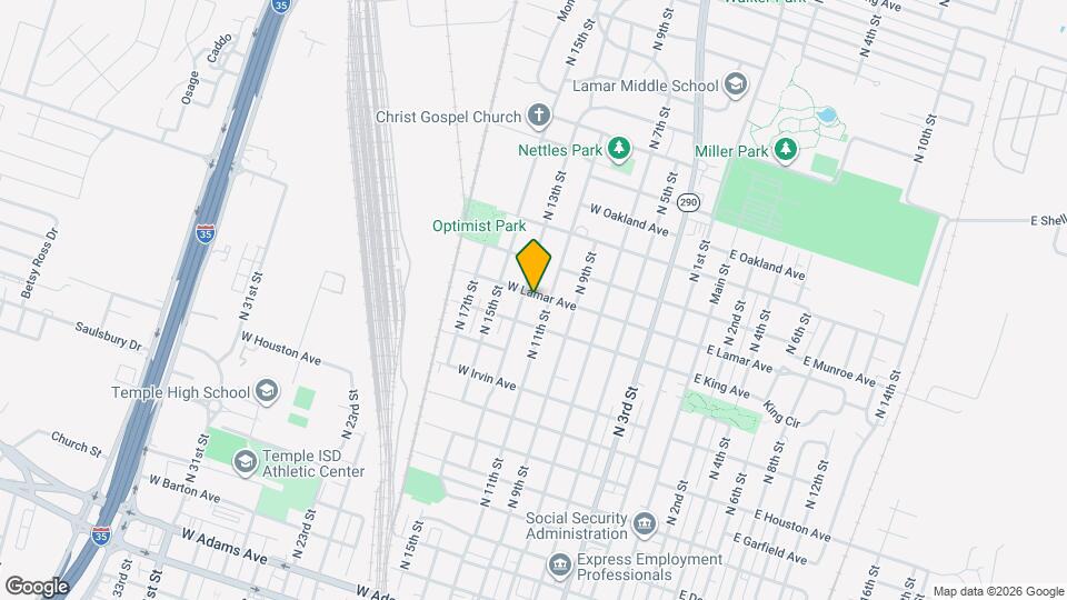 613 W Lamar Ave Mapa y Detalles de la Ubicación