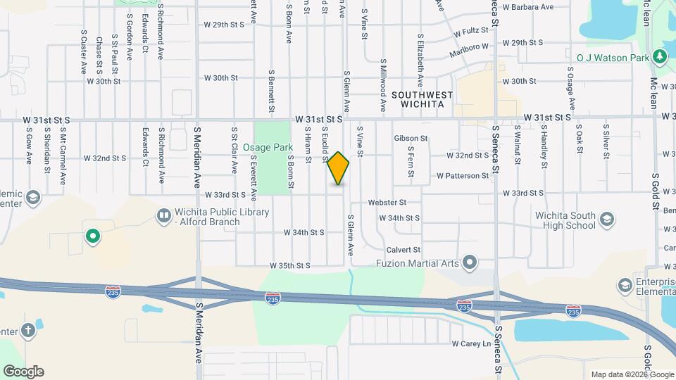3355 S Glenn Ave Map and Location Details